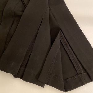 Massimo Dutti Black Skinny Trousers with Inside slit details Size 4